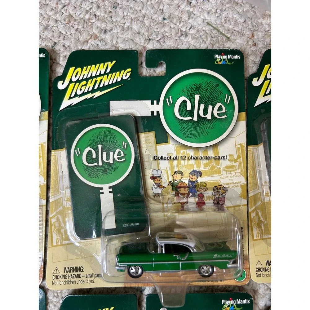 Johnny Lightning Clue Character Cars Lot Of 9 New In Package Collectible‎ Toys